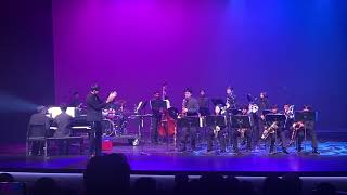 Emerald High School Jazz Band performing at the district Jazz Meet, Feb 2025