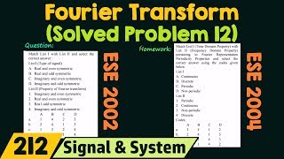 Fourier Transform (Solved Problem 12)