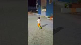 My new kick scooter #playing #enjoying #playingtime #weekend #cute #baby #shortvideo #love