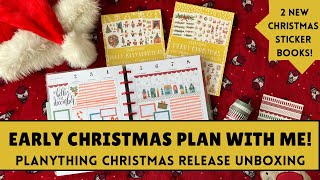 PLAN WITH ME \u0026 Flip through of the Christmas Planything release!