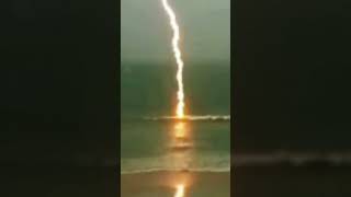 Lightning Strikes water