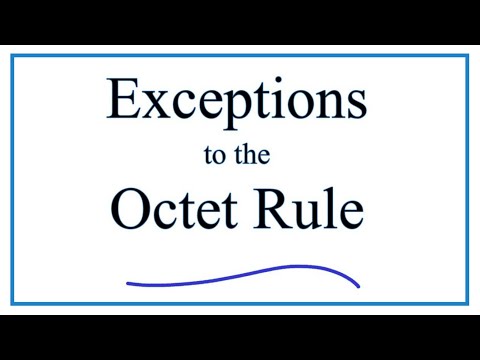What is the exceptions to the octet rule?