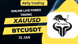 🔴GOLD \u0026 BTC  LIVE FOREX TRADING S32ll  BTCUSD TRADING LIVE STRESME ll Tahir rajpoot TR TRADERS