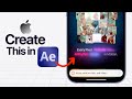 Create Apple's UI Text Animation In After Effects | Simple and Easy | After Effects Tutorial.