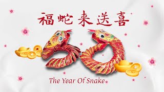 CNY ANGPAO SNAKE TUTORIAL | DIY SNAKE YEAR DECORATION | 蛇年红包制作 | CHINESE NEW YEAR RED PACKETS DECO