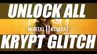MK11 Krypt Glitch Tutorial Unlock All Character Heads + Shang Tsung's Throne Room