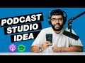 AMAZING Video Podcast Studio Idea (Start to Finish Studio Setup)