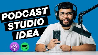 AMAZING Video Podcast Studio Idea (Start to Finish Studio Setup)