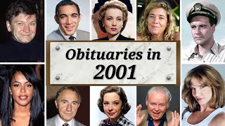 Obituary in 2001: Famous Faces We Lost in 2001