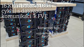 LiFePO4 baterie 48V/320Ah-16KWh pro FVE. BMS s datovou komunikací nejen pro Victron.