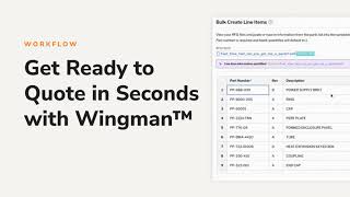 Set up RFQs in seconds