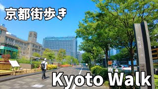 【4K】Kyoto Japan walking tour /A sunny day, riverside walking around the city/ASMR May 24 2022