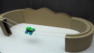 How to make a track car Desktop Game from Cardboard