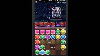 【パズドラ実況】　パズドラ　超絶メタドラ　降臨　！　初見　ノーコン　５分で行けた★　赤オーディンpt