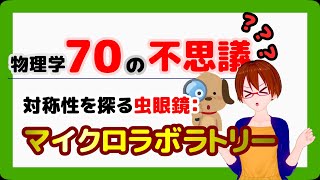 【物理学70の不思議】対称性を探る虫眼鏡：マイクロラボラトリー【固体量子】【VRアカデミア】