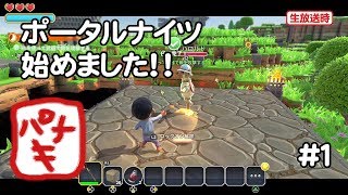 #1【マイクラ風アクションRPG】パナキの「ポータルナイツPS4」【Portal Knights】