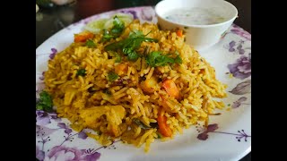 Vegetable Biryani Recipe || Simple & Tasty Veg Biryani