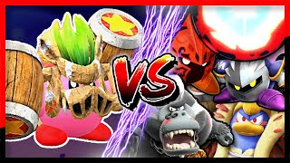 Masked Hammer Kirby vs. All Bosses | Kirby and the Forgotten Land