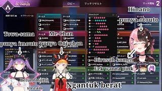 Obrolan yang banyak dengan lika-liku [Hinano/Met/Towa] [Vspo/774inc/Hololive] [SUB JP-ID]