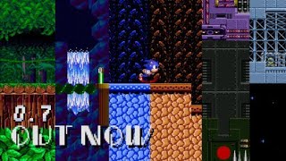 Sonic 2 Absolute Expanded (v0.7.5 Demo Update) Second Look Gameplay (1080p/60fps)