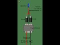 ac to dc converter using transformer electronic shorts