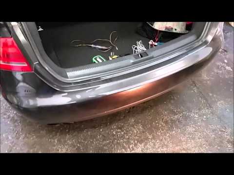 Rear Parking Sensors On AUDI A4 2009 Installation - YouTube