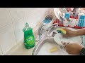 asmr real time hand washing dishes clean with me motivation clean with me