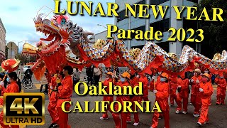 Oakland Chinatown Lunar New Year Parade 2023 奧克蘭唐人街農曆新年花车巡遊