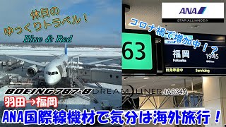 【ゆっくり実況 国内線周遊3】ゆっくりトラベル 海外旅行を味わうならこんな方法も！？ANA国際線機材普通席搭乗記