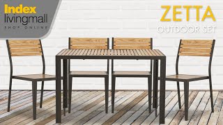 เนรมิตมุม Outdoor จบครบในชุดเดียวด้วยชุดโต๊ะสนาม รุ่นเซ็ตต้า (ZETTA)