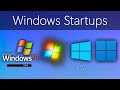 Ultimate Windows Startups Evolution (1984 - 2023)!