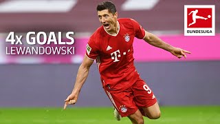 Lewandowski's Incredible 4 Goals in One Match - Bayern's Goalgetter Scores All Goals Against Berlin