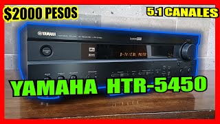 Amplificador receiver YAMAHA HTR-5450 (video de funcionamiento para su venta) #vendido