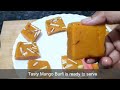 mango burfi recipe in just 10 minutes with instant mawa how to make mango burfi at home