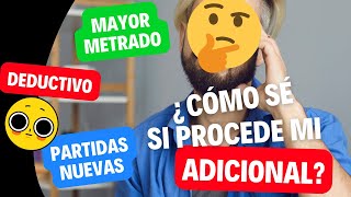 ¿Cuando procede un adicional en obras públicas por AD?🤔