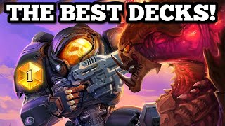 The FIVE BEST DECKS to get LEGEND in Heroes of StarCraft! Get FREE golden PACKS!