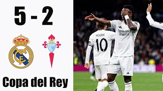 Real Madrid - RC Celta | 5-2 | Le résumé | Coupe du Roi 2024/25