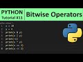 Python Tutorial #11 - Bitwise operators in Python Programming