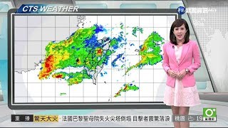 2019.04.16 華視主播 朱培滋 《華視晴報站》氣象預報