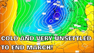 Cold and Very Unsettled To End March! 20th March 2024