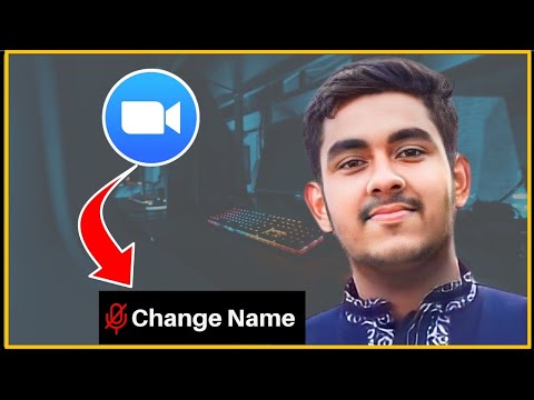 Change name in Zoom Meeting Mobile (2024) | Change your name on Zoom Bangla tutorial by Tusan