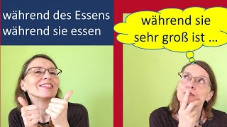 WÄHREND:    2 Funktionen  -  2 Bedeutungen