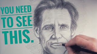 Make Your Drawings Come to Life | Jim Carrey Time-lapse Drawing | Motivational Speech