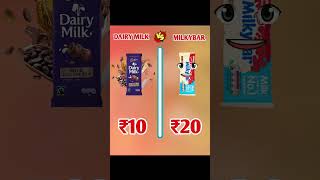 Dairy Milk Vs Milkybar #shorts  #shortsviral #youtubeshorts @YouTuber_TNG