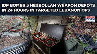 IDF Pounds Hezbollah: 5 Arms Depots Bombed In 24 Hrs| Watch 300th Air Brigade's Targeted Lebanon Ops