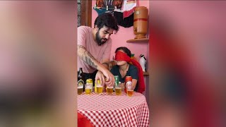 TESTE AS CEGAS DA CERVEJA COM SAMANTA ALVES #2 NARELASAN