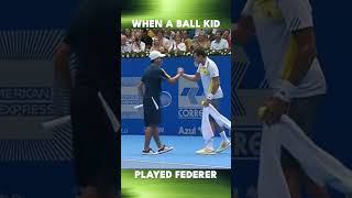 Tsonga Needed Help Against Federer - Enter Ball Kid! 😂