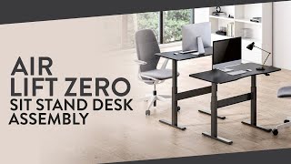 Desky Air Lift Zero Sit Stand Desk Assembly