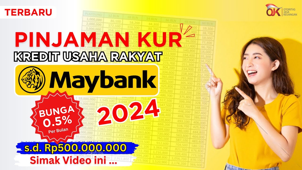 KUR MayBank - Cara Mengajukan Pinjaman KUR Di MayBank | Pinjaman KUR ...