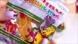 ASMR UNWRAPPING HARIBO FUNTASTIC MIX RAINBOW GUMMY INSECTS